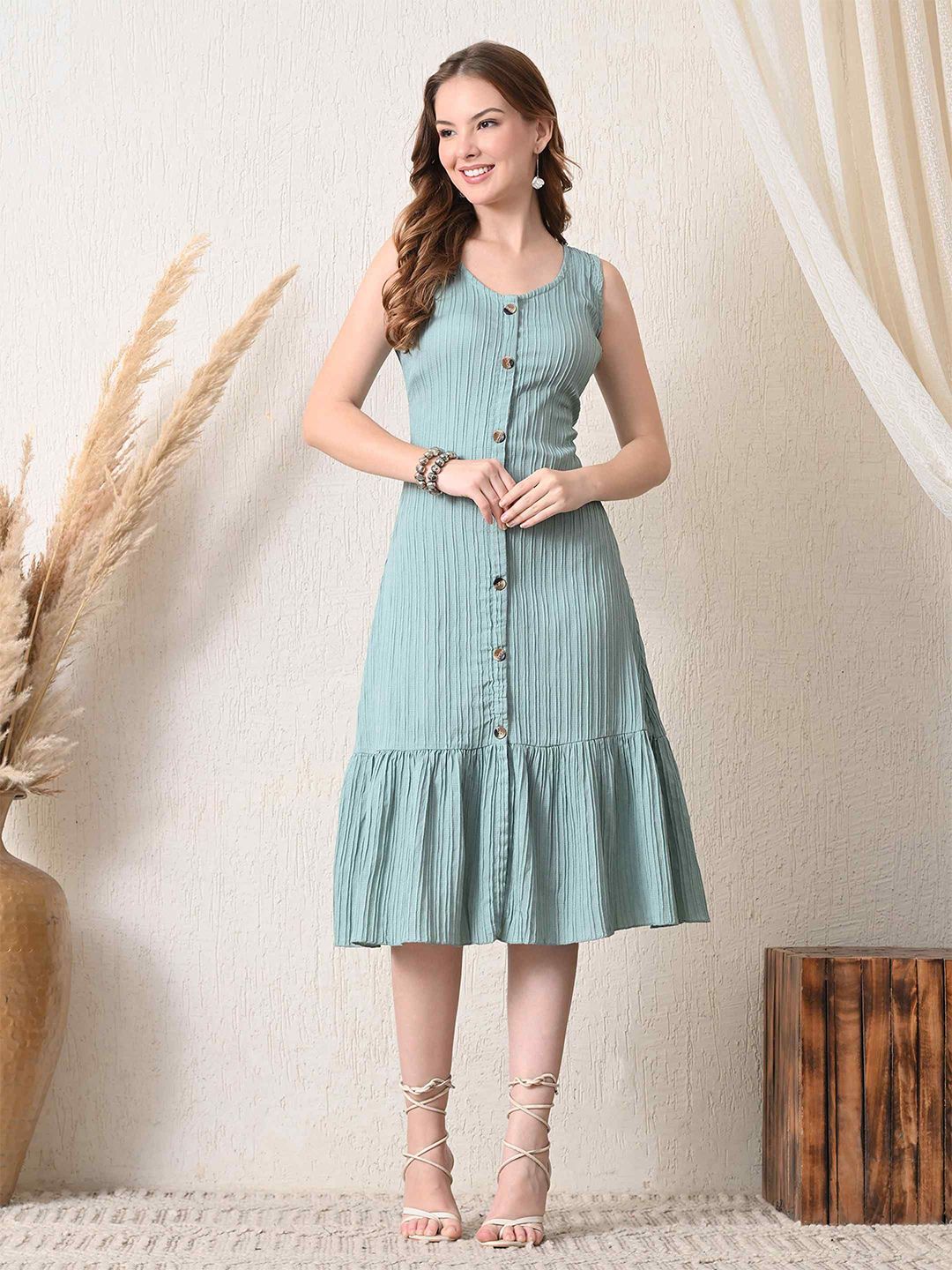 YANAMORA A-Line Midi Dress