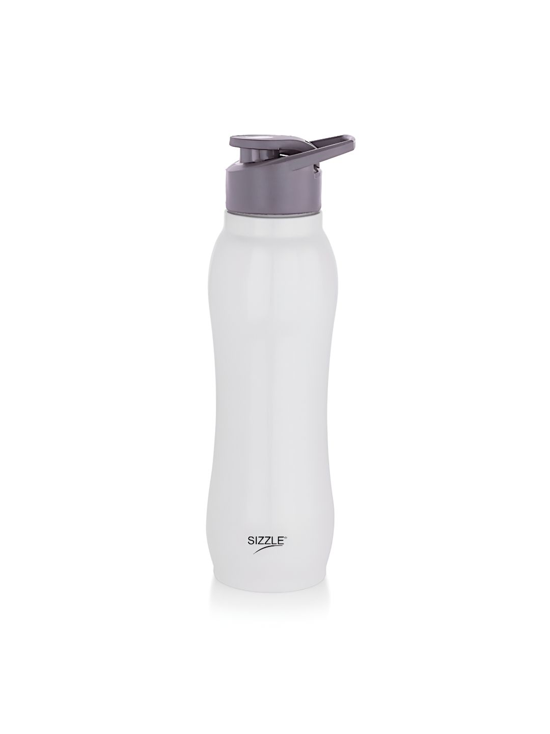 SIZZLE White & Grey Stainless Steel Water Bottle 750 ml