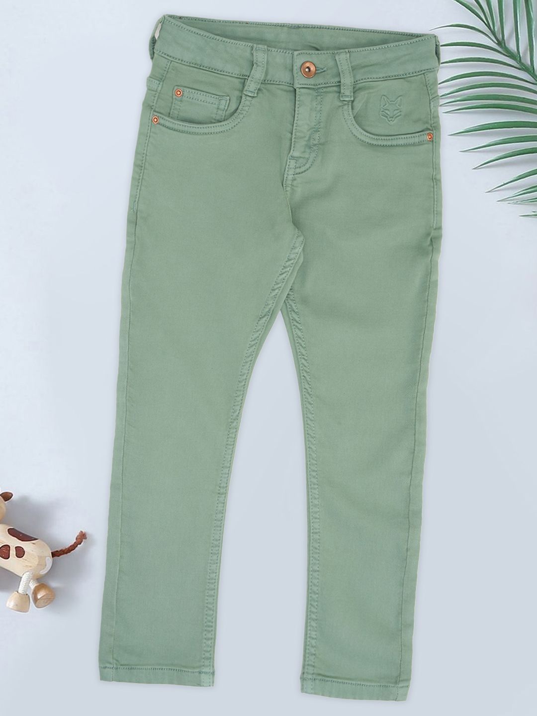 Pantaloons Junior Boys Slim Fit Mid-Rise Jeans