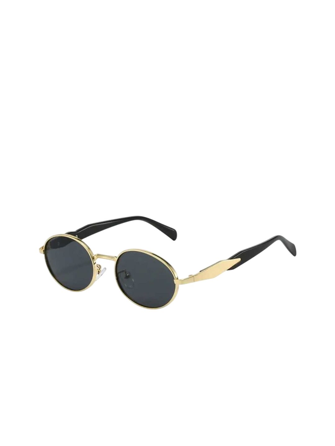 Buy EYMEN I Unisex Polarised Oval Sunglasses Prada_Gold,Black -  - Accessories for Unisex
