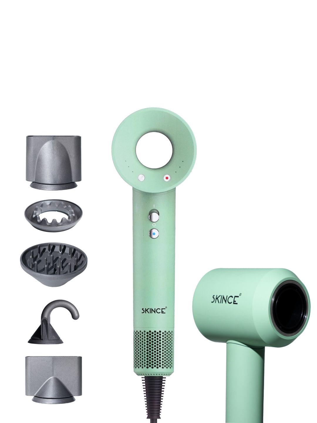 SKINCE 2000W Sonic High Speed BLDC Hair Dryer With 5 Nozzle Heat Protection
