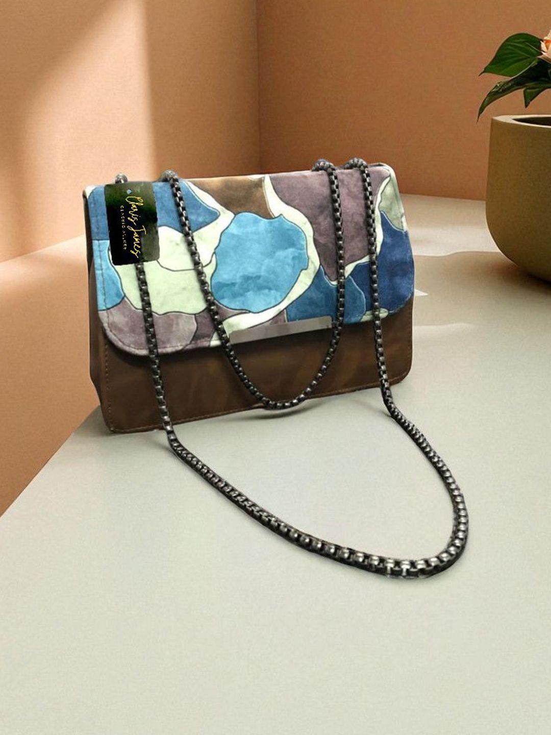 Buy CLARIS JAMES Women Abstract Printed Crossbody Sling Bag -  - Accessories for Women