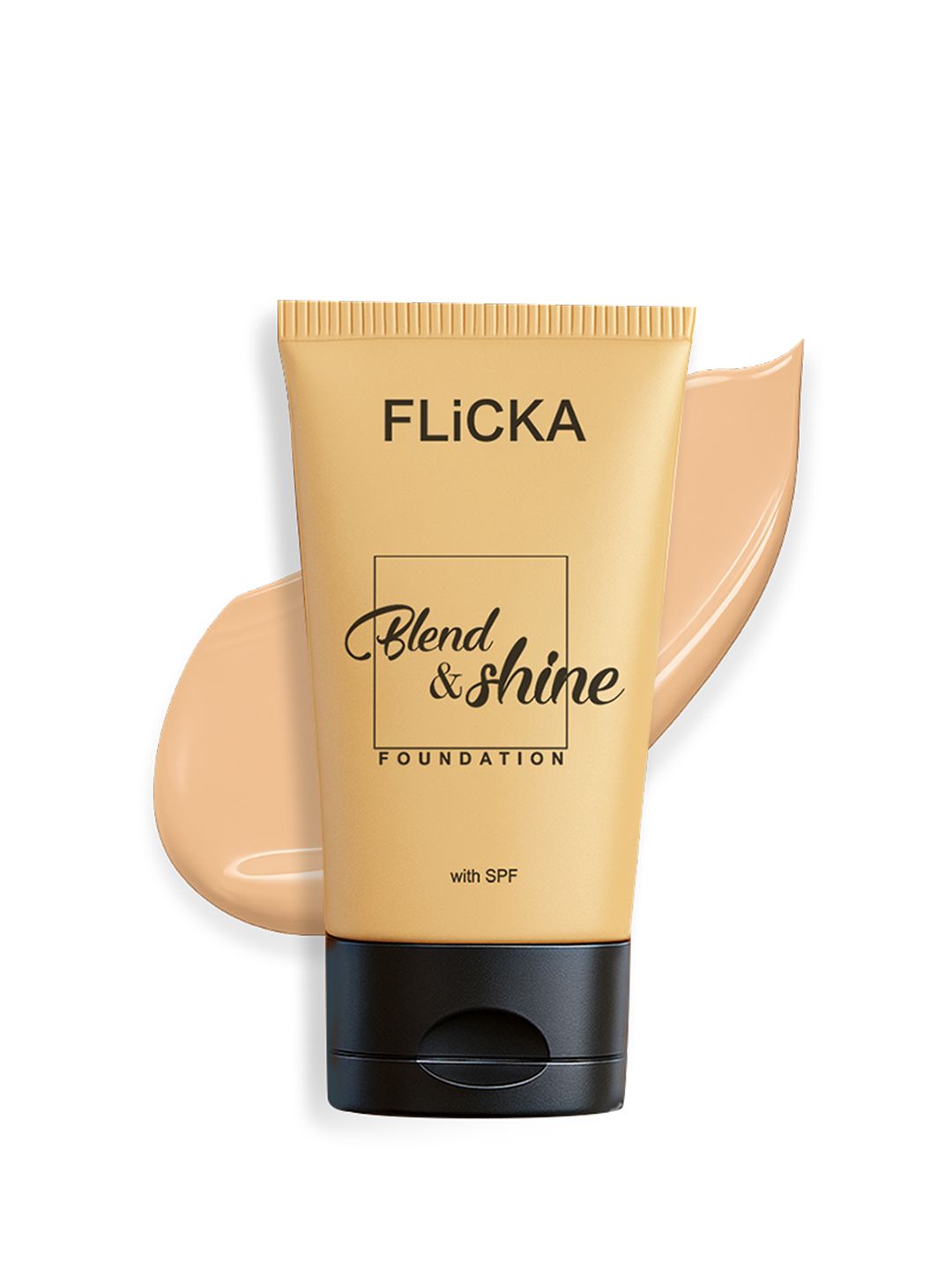 FLiCKA Blend & Shine Long-Lasting Liquid Foundation with Vitamin E 30 ml - Ivory 01