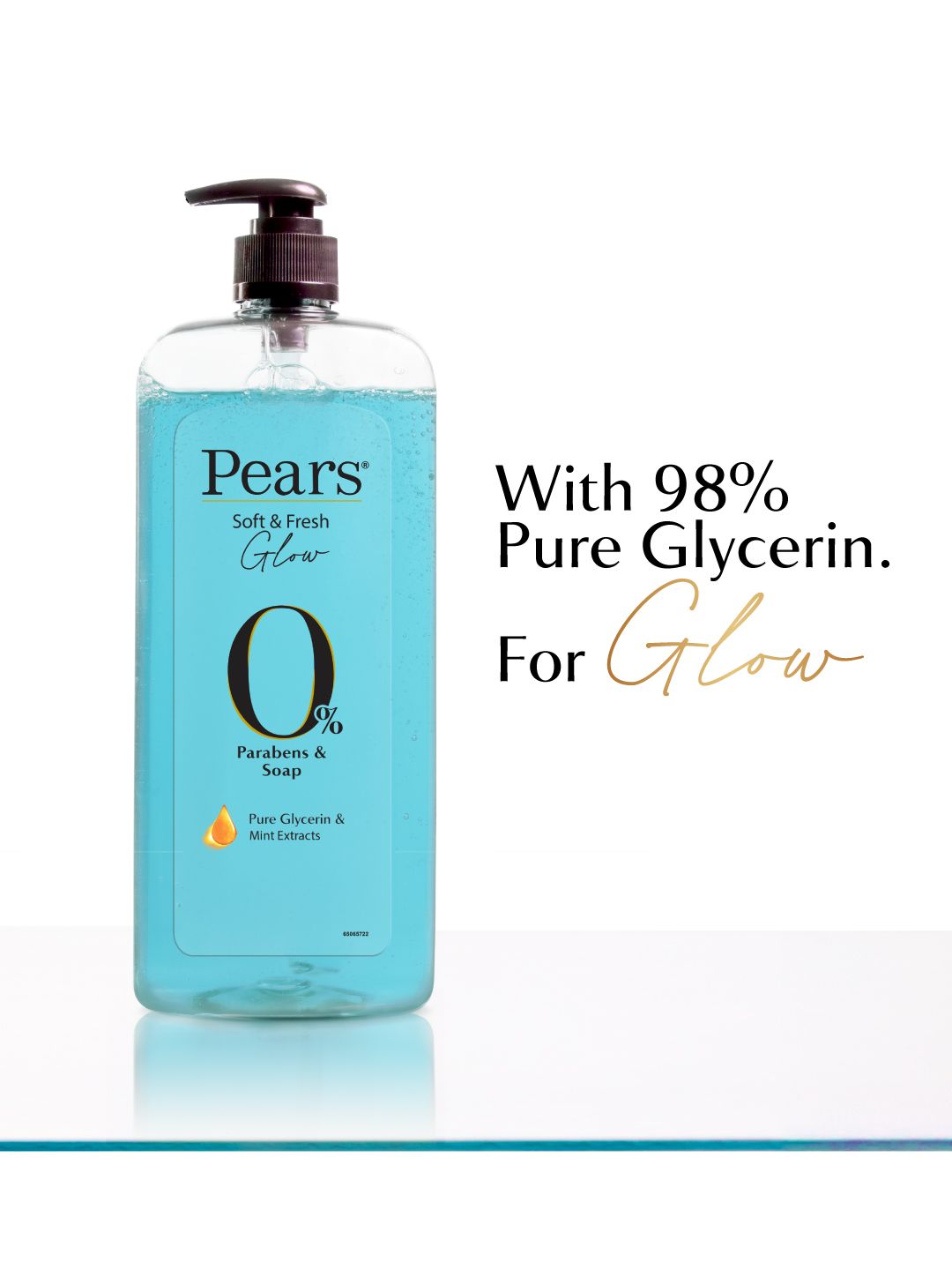 Pears Soft & Fresh Body Wash with Pure Glycerin & Mint Extract - 750 ml