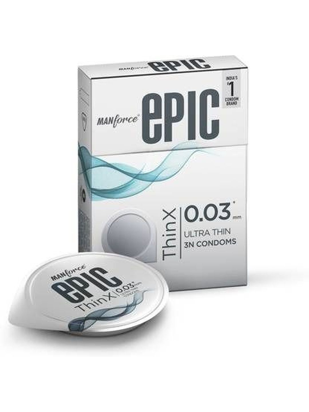 Manforce Epic Thinx Condoms - 3 Pieces