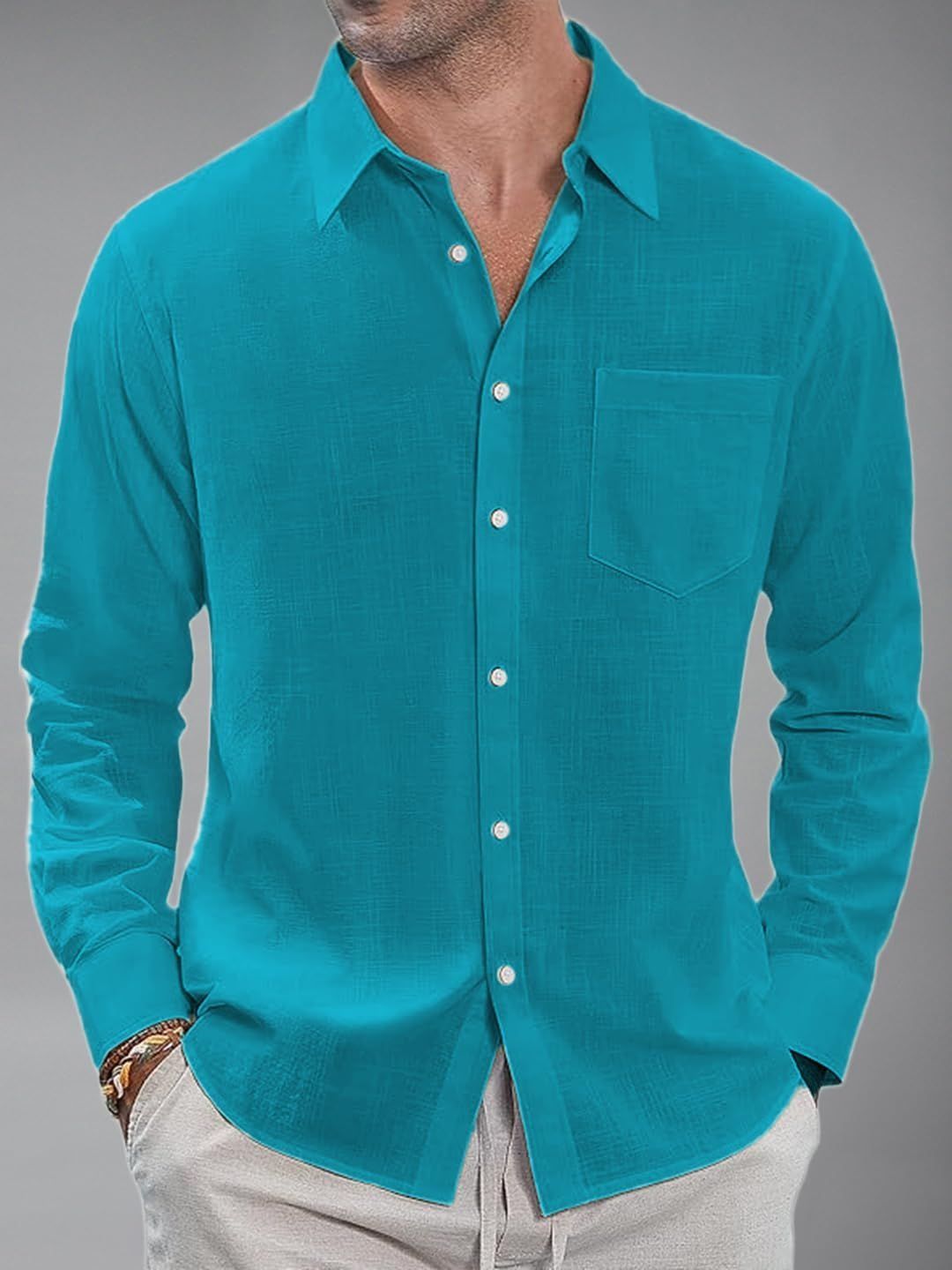univibe Smart Slim Fit Casual Shirt