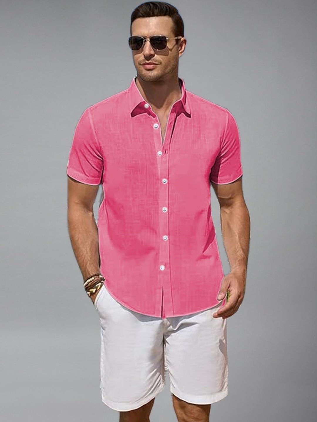 univibe Smart Slim Fit Casual Shirt