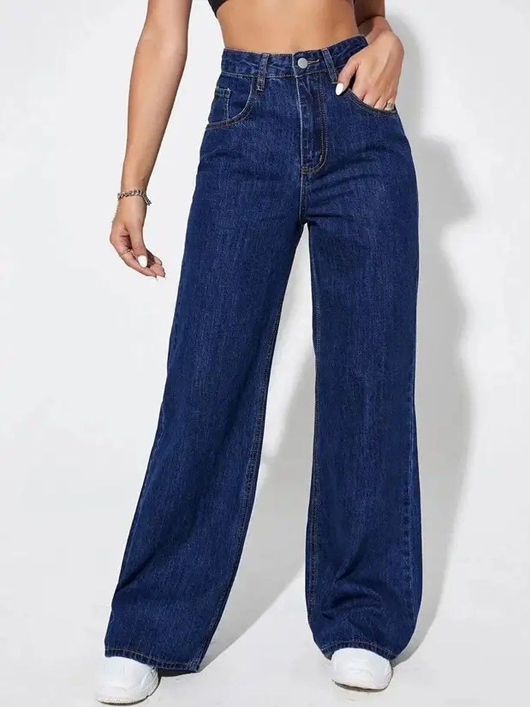SENDIPO Women Jean Regular Fit High-Rise Stretchable Jeans