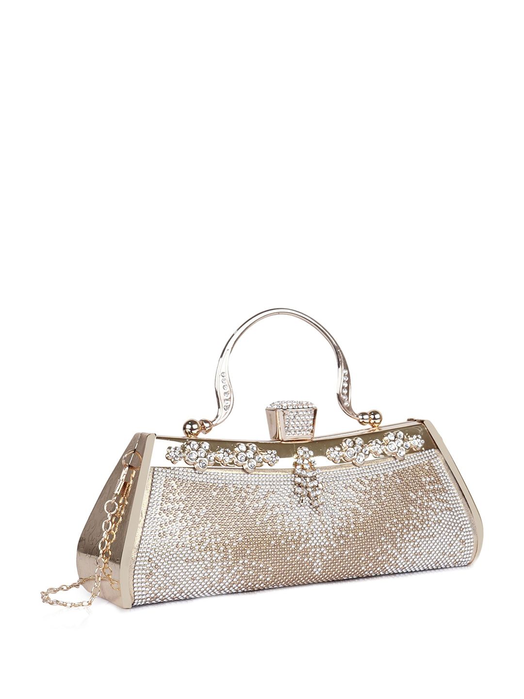 LADY QUINTON Women Crystal Rhinestone Evening Clutch
