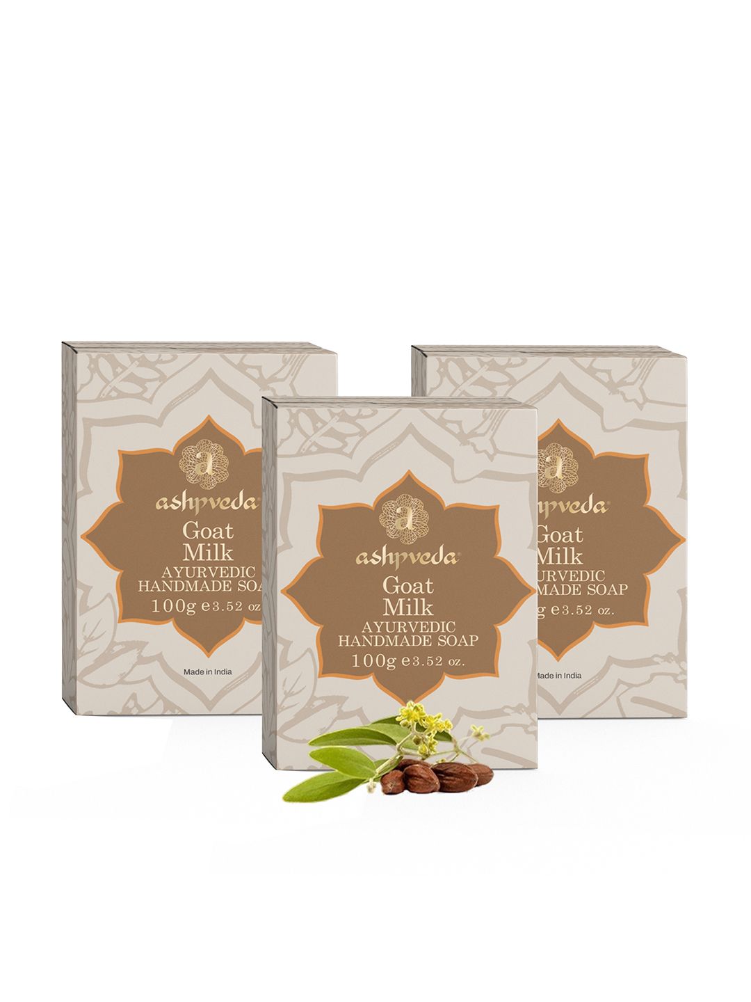 Buy ASHPVEDA Set Of 3 Goat Milk Soap For Hydration   100 G Each -  - Personal Care for Unisex