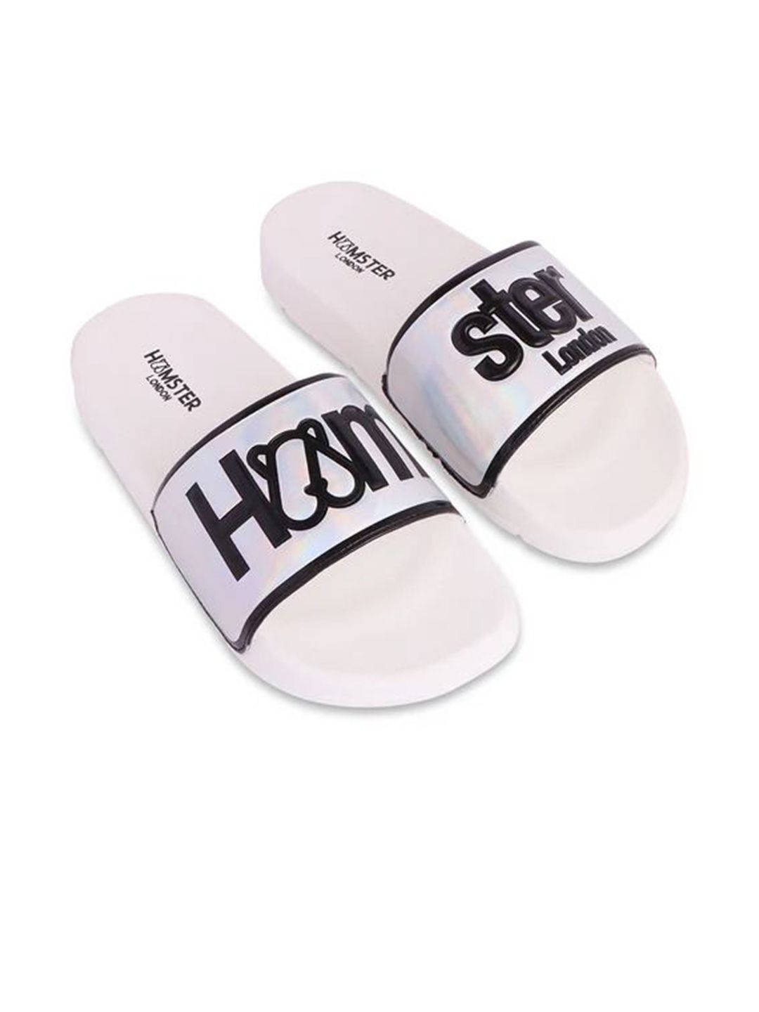 HAMSTER LONDON Women Printed Sliders Flip Flops