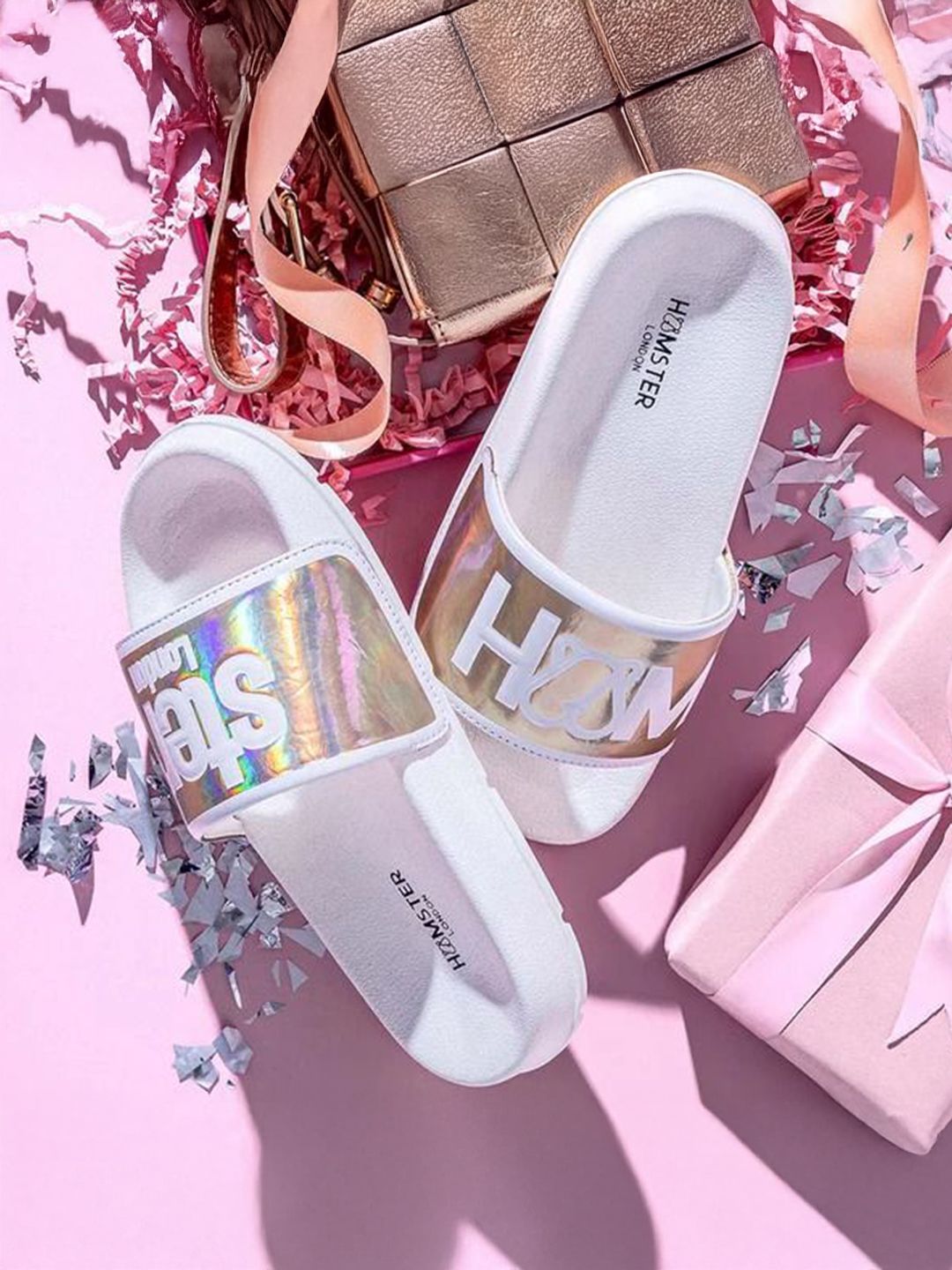 HAMSTER LONDON Women Embellished Sliders