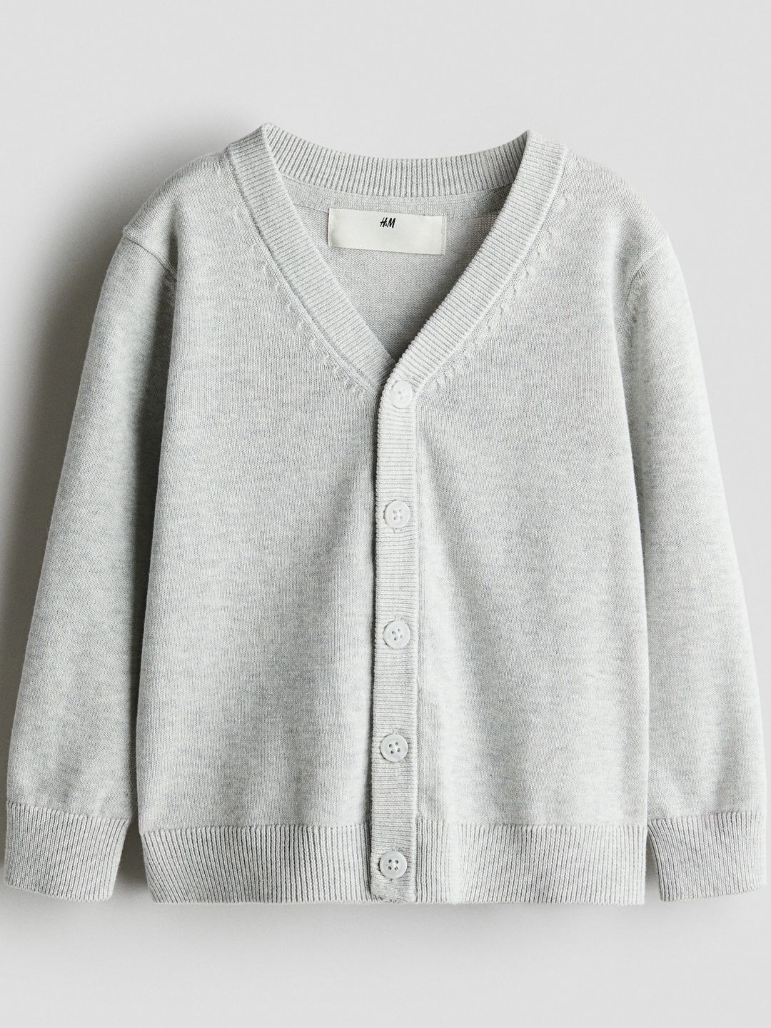 H&M Fine-Knit Cotton Cardigan