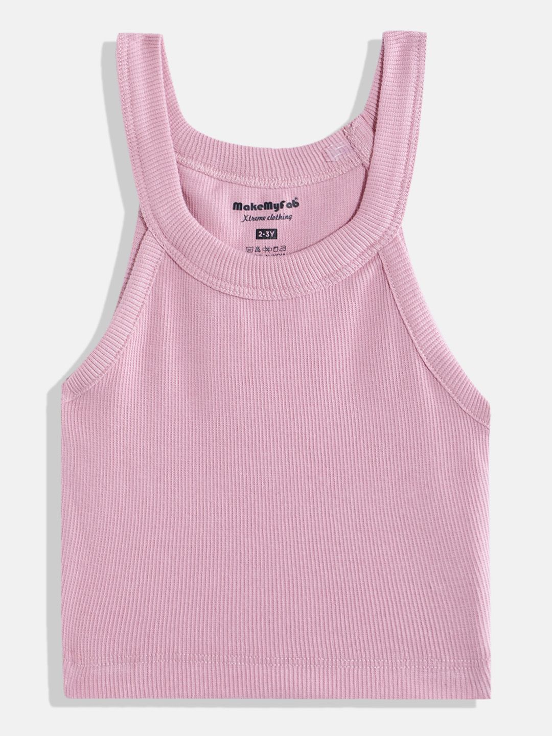 makemyfab Halter Neck Regular Top