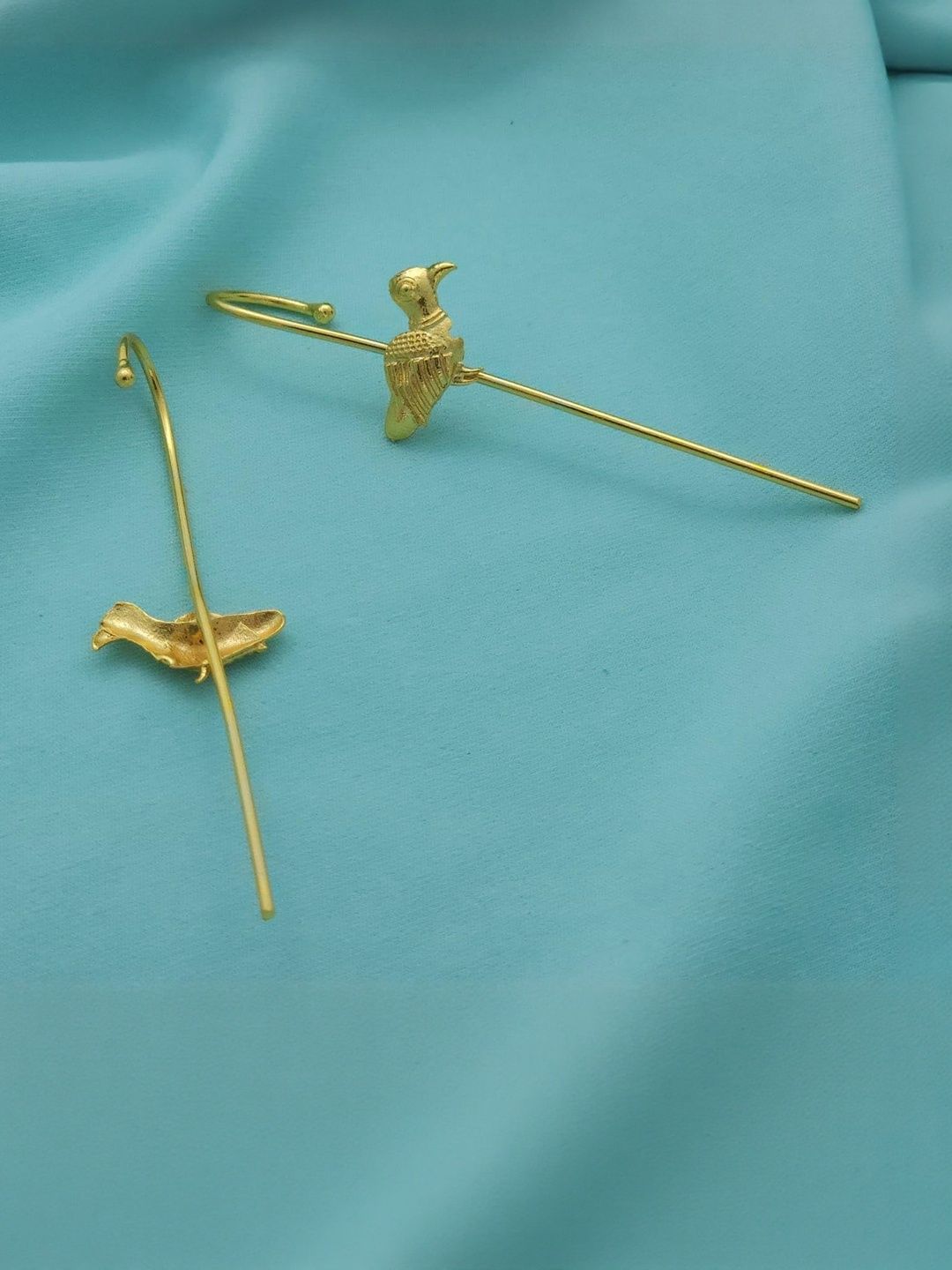 MISS ASTUTE Women Gold-Plated Brass  Earrings