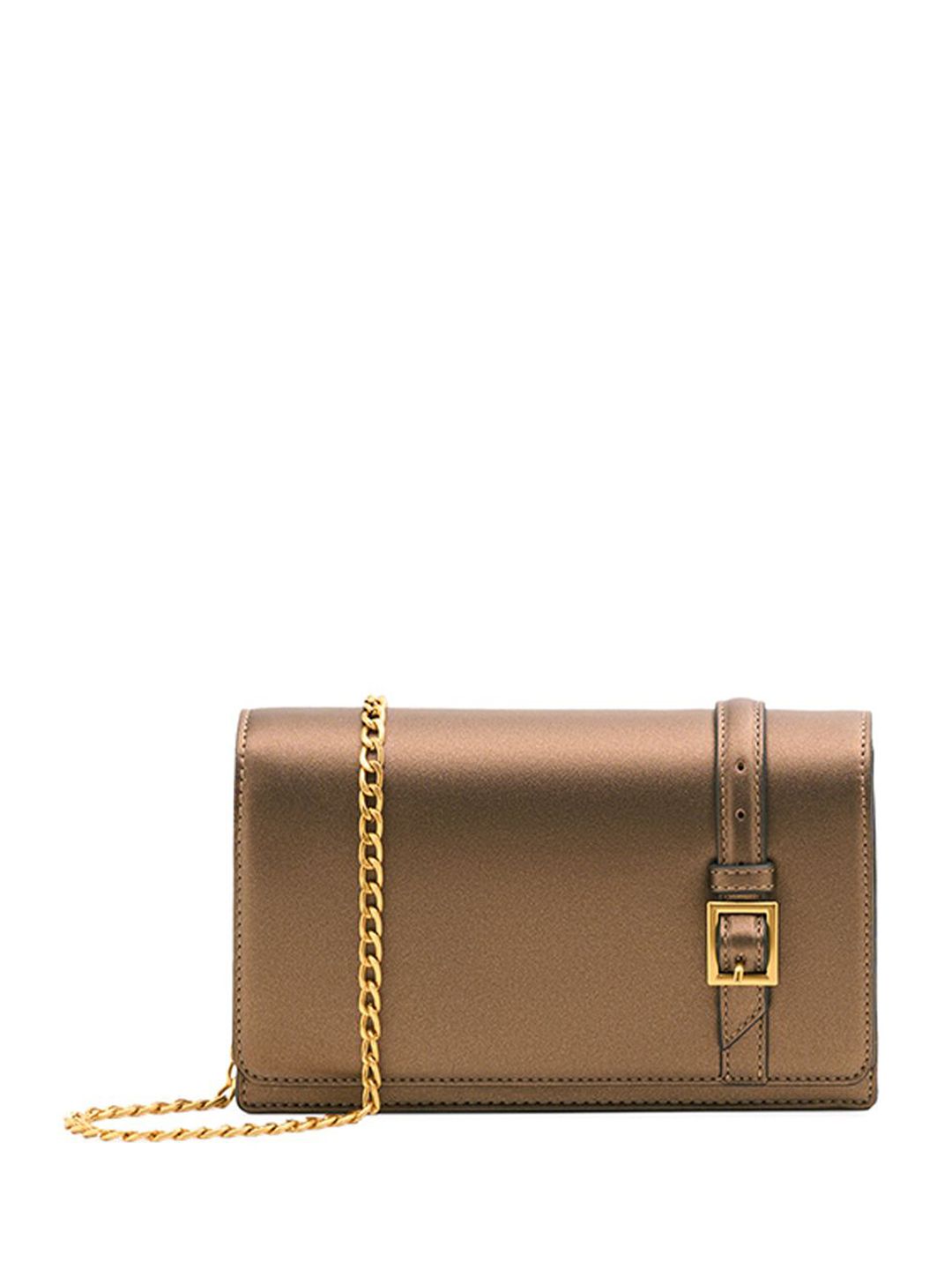 MIRAGGIO Women Solid PU Structured Clutch