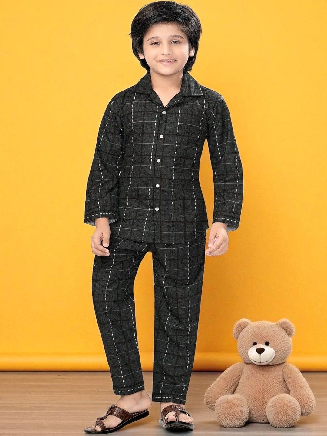 Club96 Boys Printed Night Suit