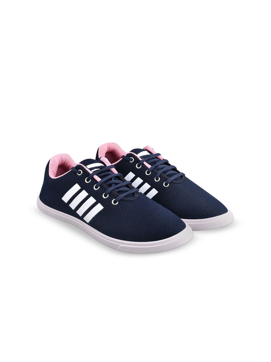 BIRDE Women Striped Lace-Ups Sneakers