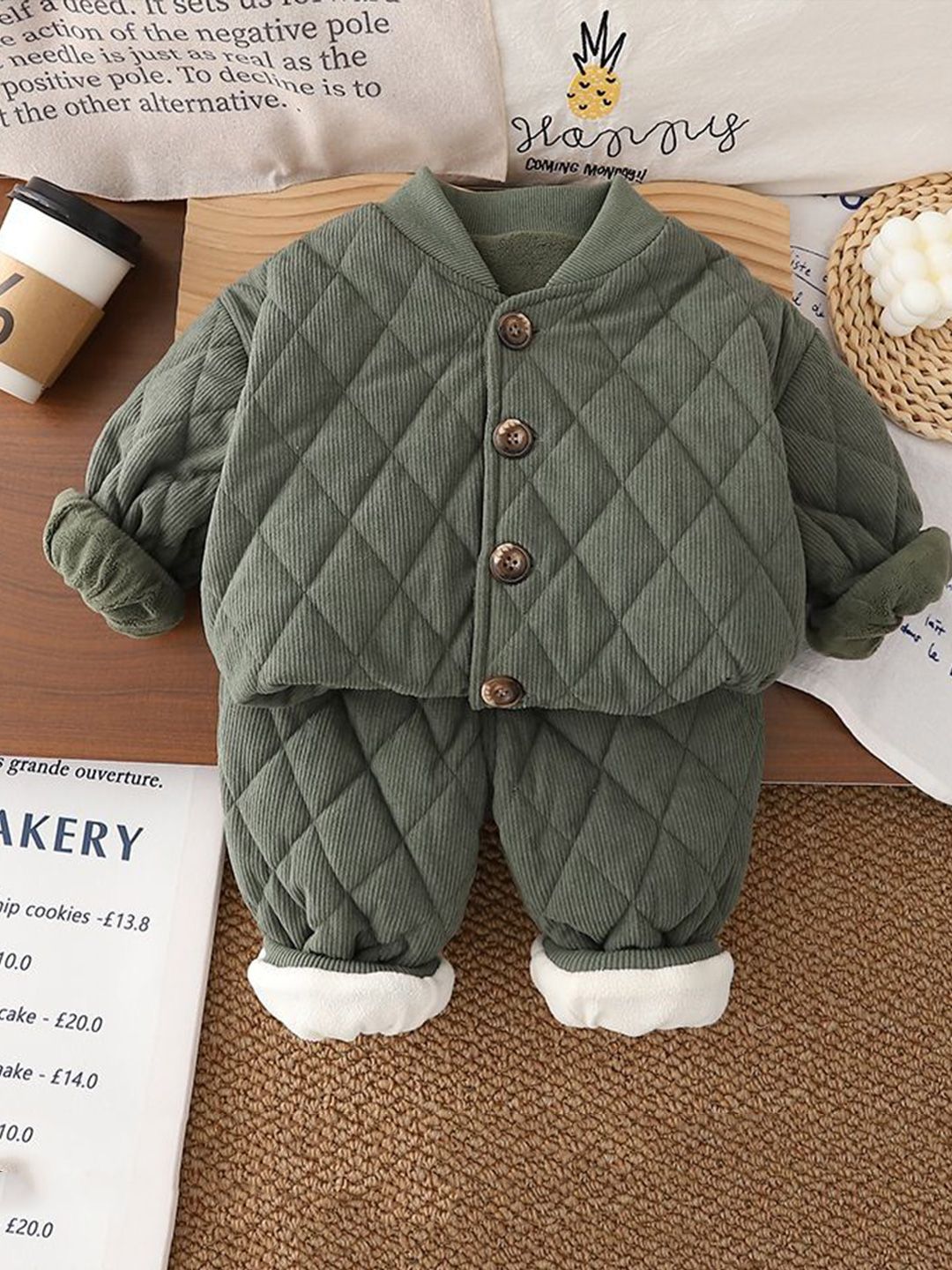 StyleCast x Revolte Boys Pure Cotton Coat with Trousers