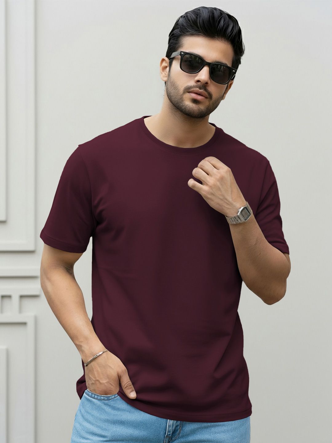 TRIPR Short Sleeves Round Neck T-shirt
