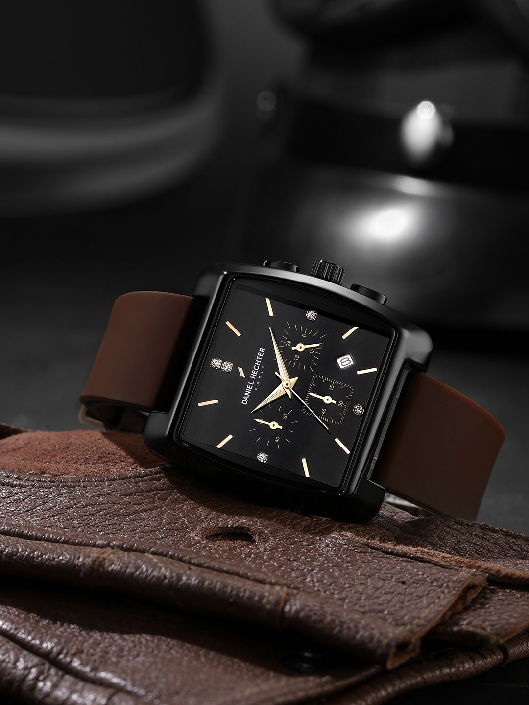 Buy Daniel Hechter Paris Alma Collection Chronograph Watch For Men  Square Dial Silicone Strap -  - Accessories for Men