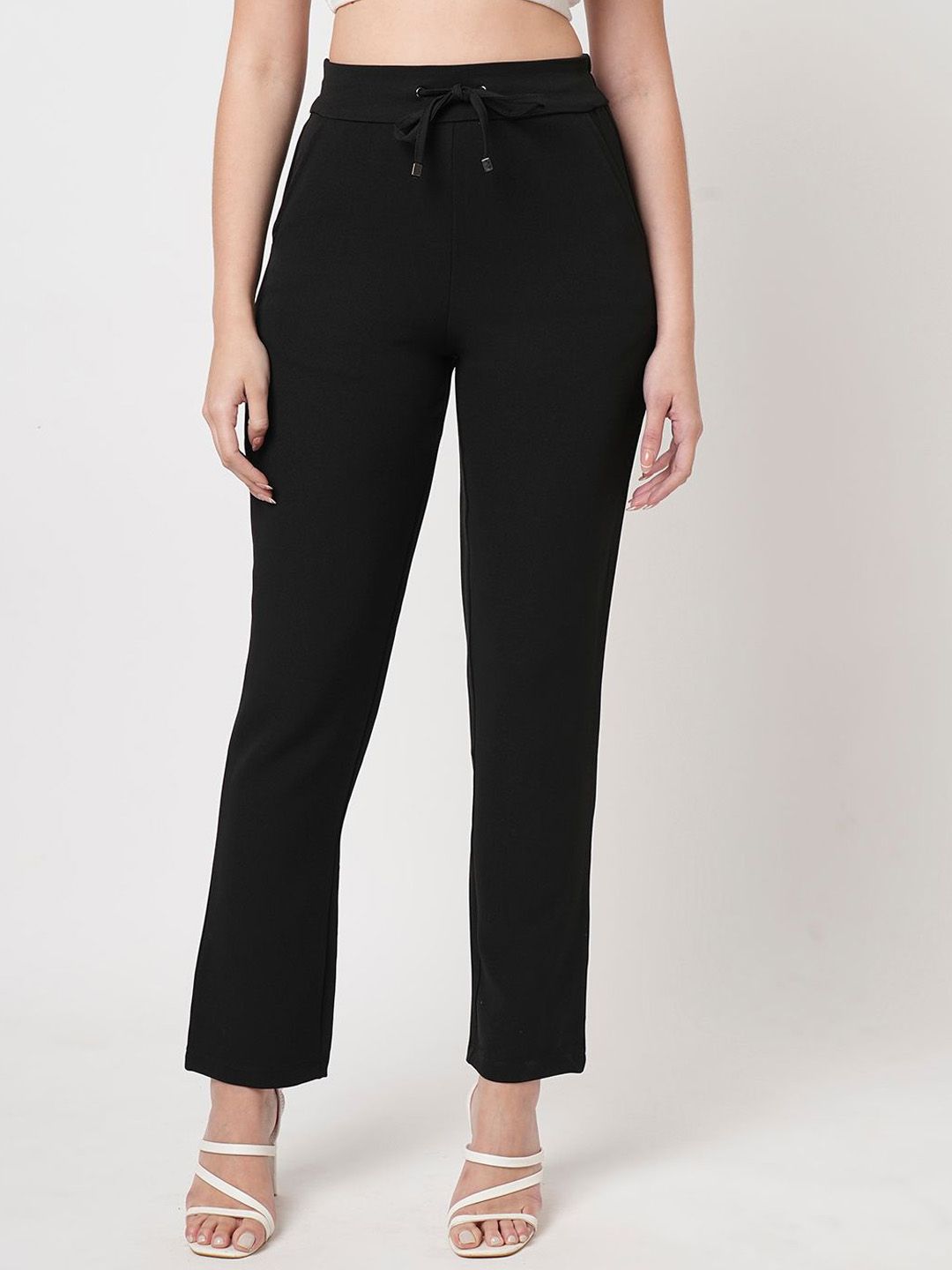 Kraus Jeans Women Relaxed Fit High-Rise Trousers