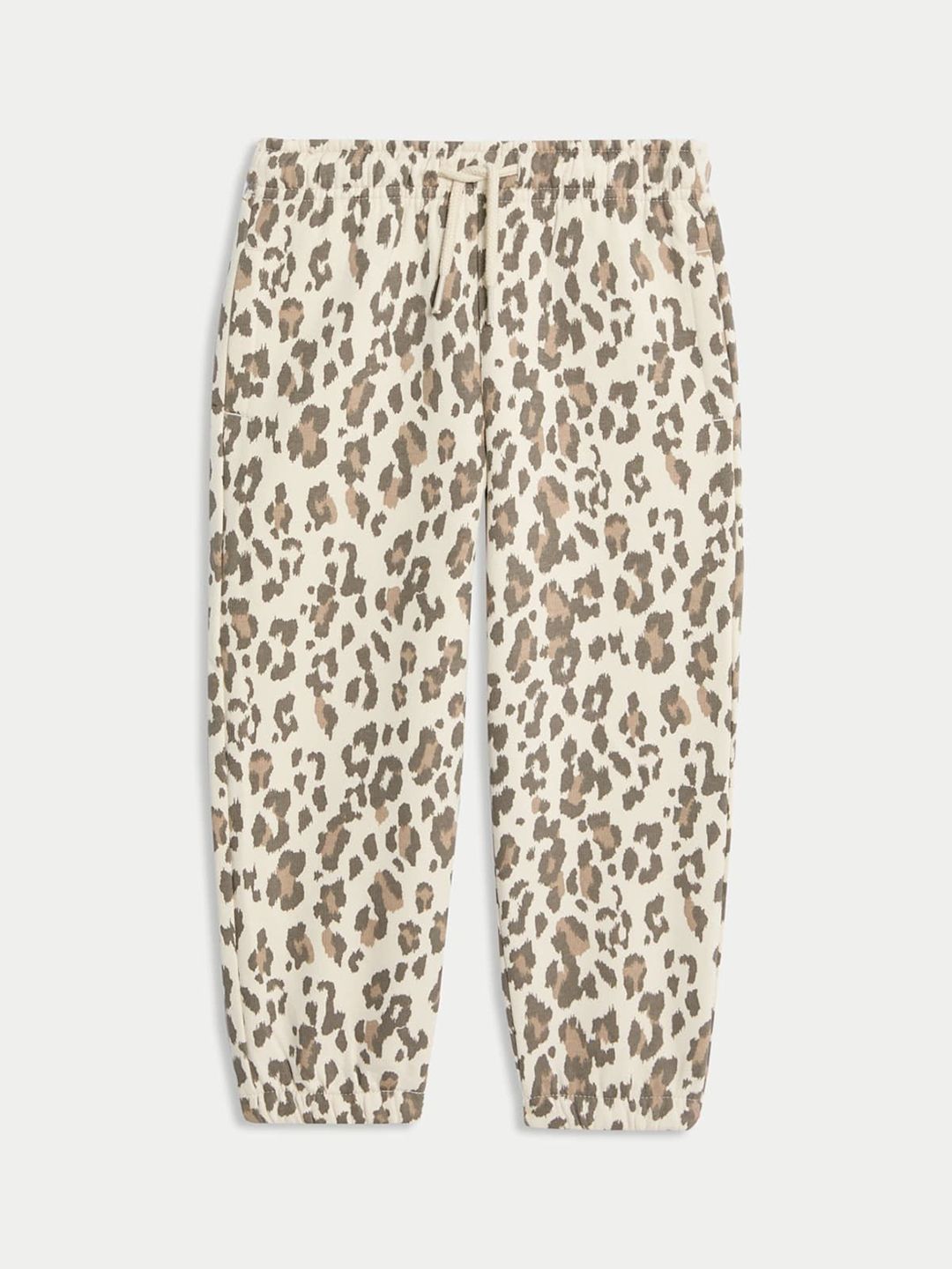 Girls Printed Straight-Fit Mid-Rise Jogger