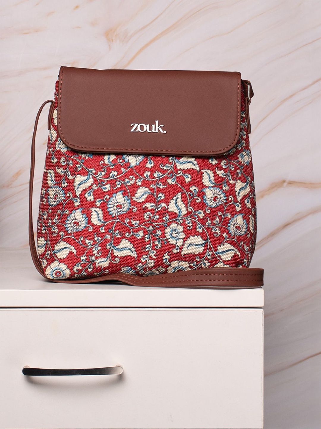 Buy ZOUK Chittoor Ethnic Motifs Printed Shopper Sling Bag -  - Accessories for Women
