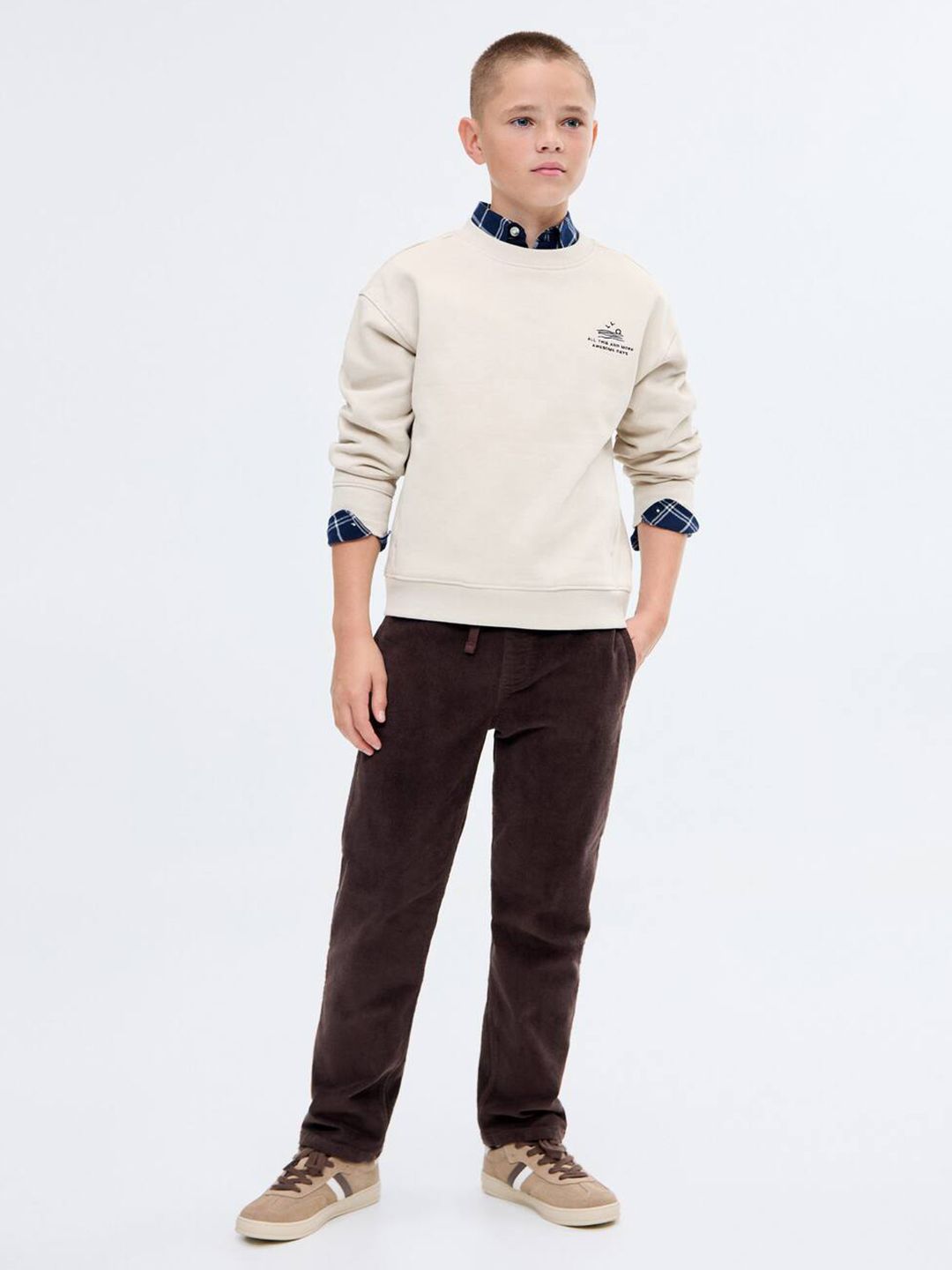 Mango Kids Boys Printed Sweatshirt