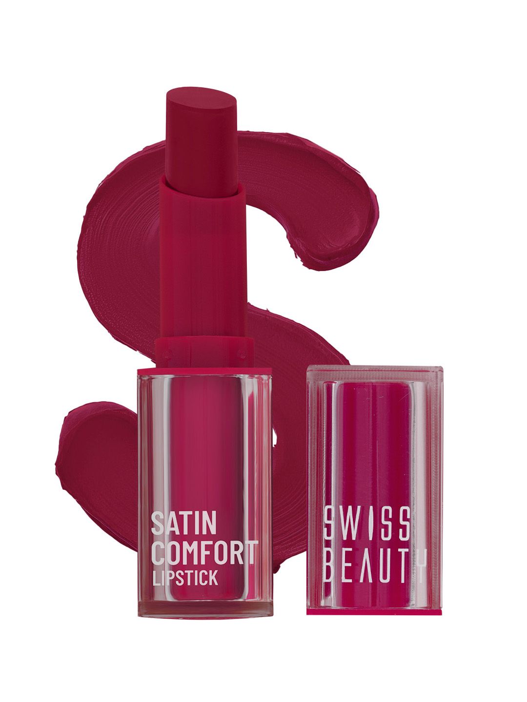 SWISS BEAUTY Ultra-Hydrating & Highly Pigmented Satin Comfort Lipstick - Wine Dine 10