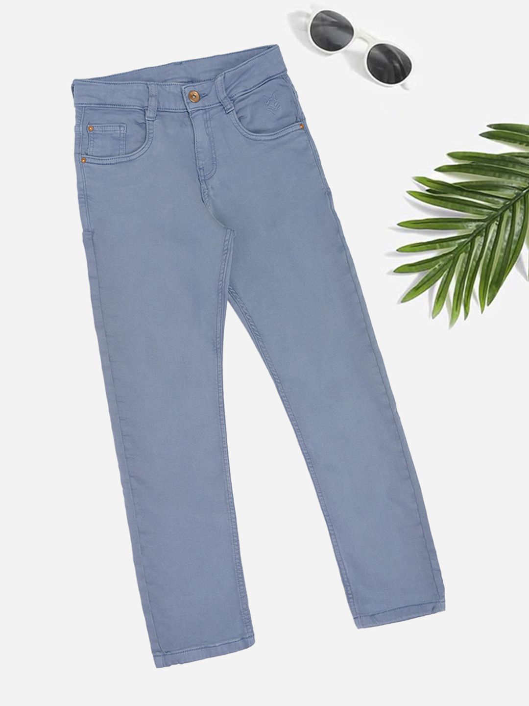Pantaloons Junior Boys Slim Fit Mid-Rise Clean Look Jeans