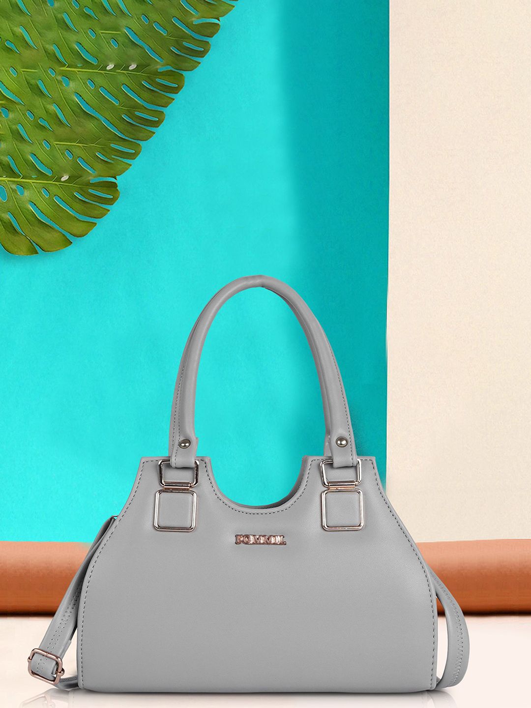 FOMMIL Buckle Details Crossbody Satchel