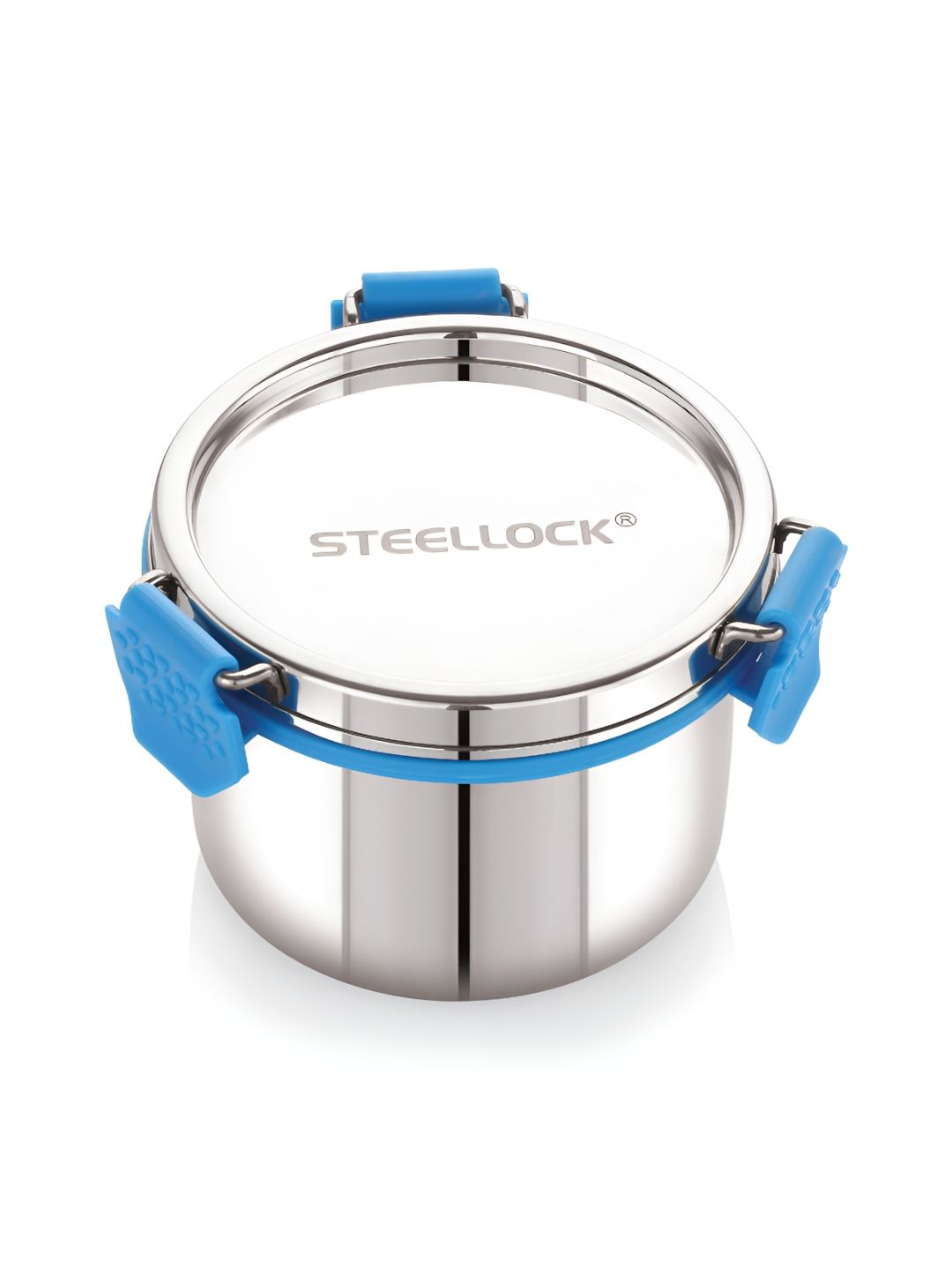 STEELLOCK Silver-Toned Stainless Steel Air Tight Lunch Box