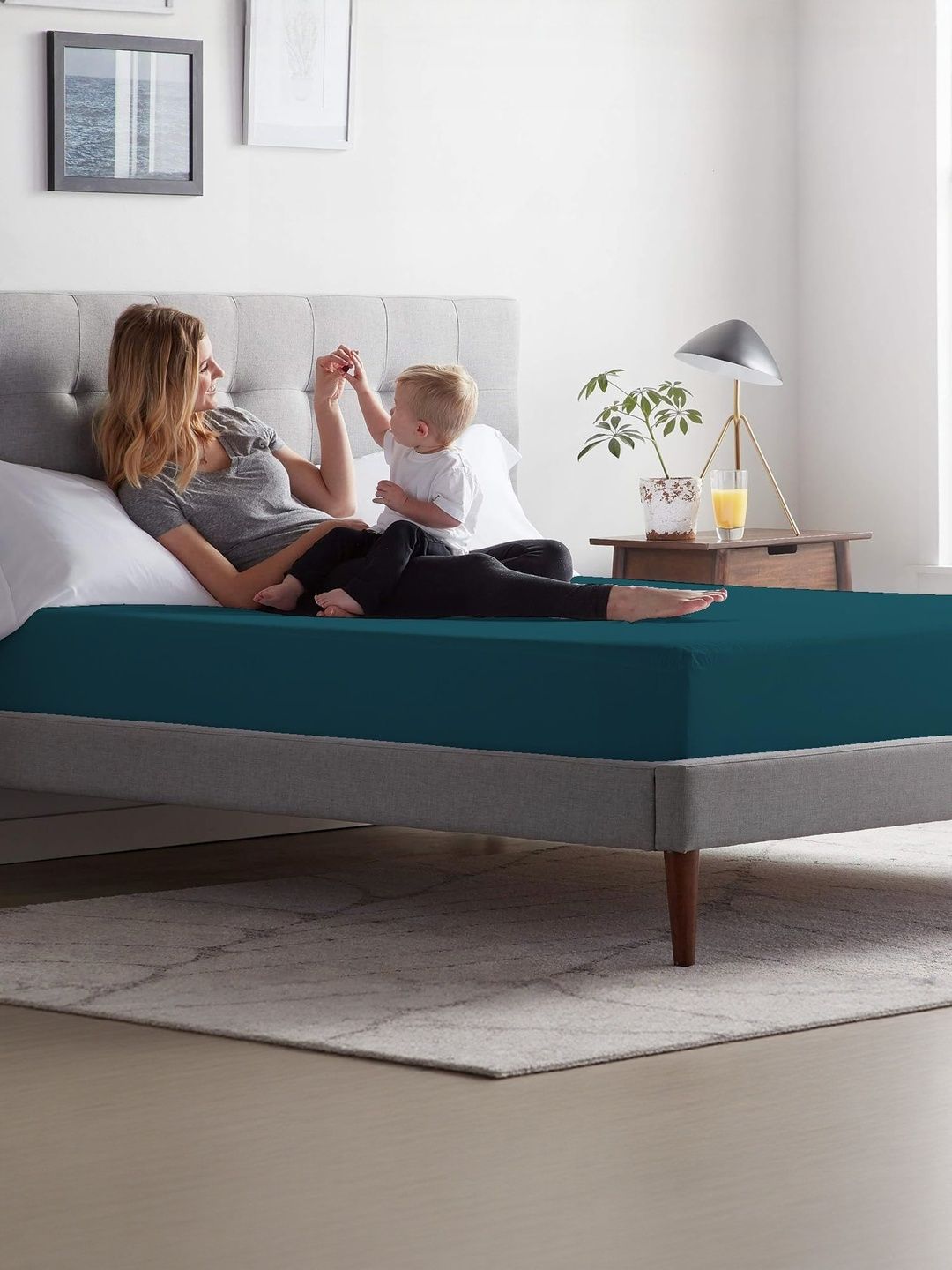 AGS ACTIVE King Size Stretchable Waterproof Mattress Cover
