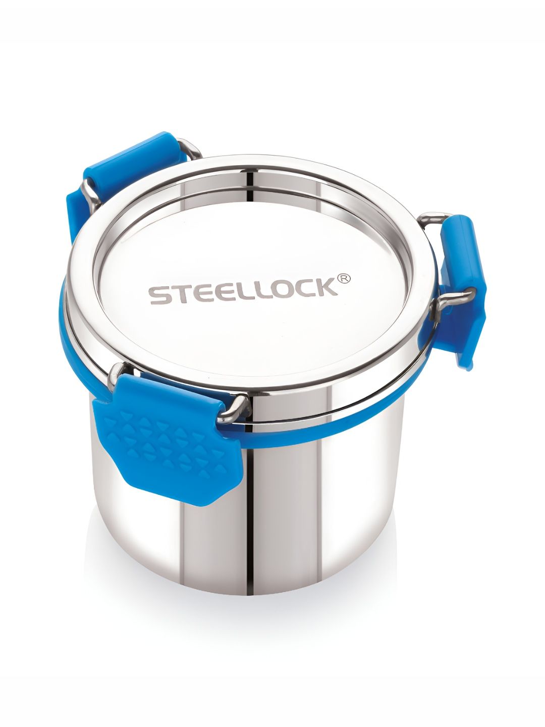 STEELLOCK Silver-Toned Stainless Steel Air Tight Lunch Box