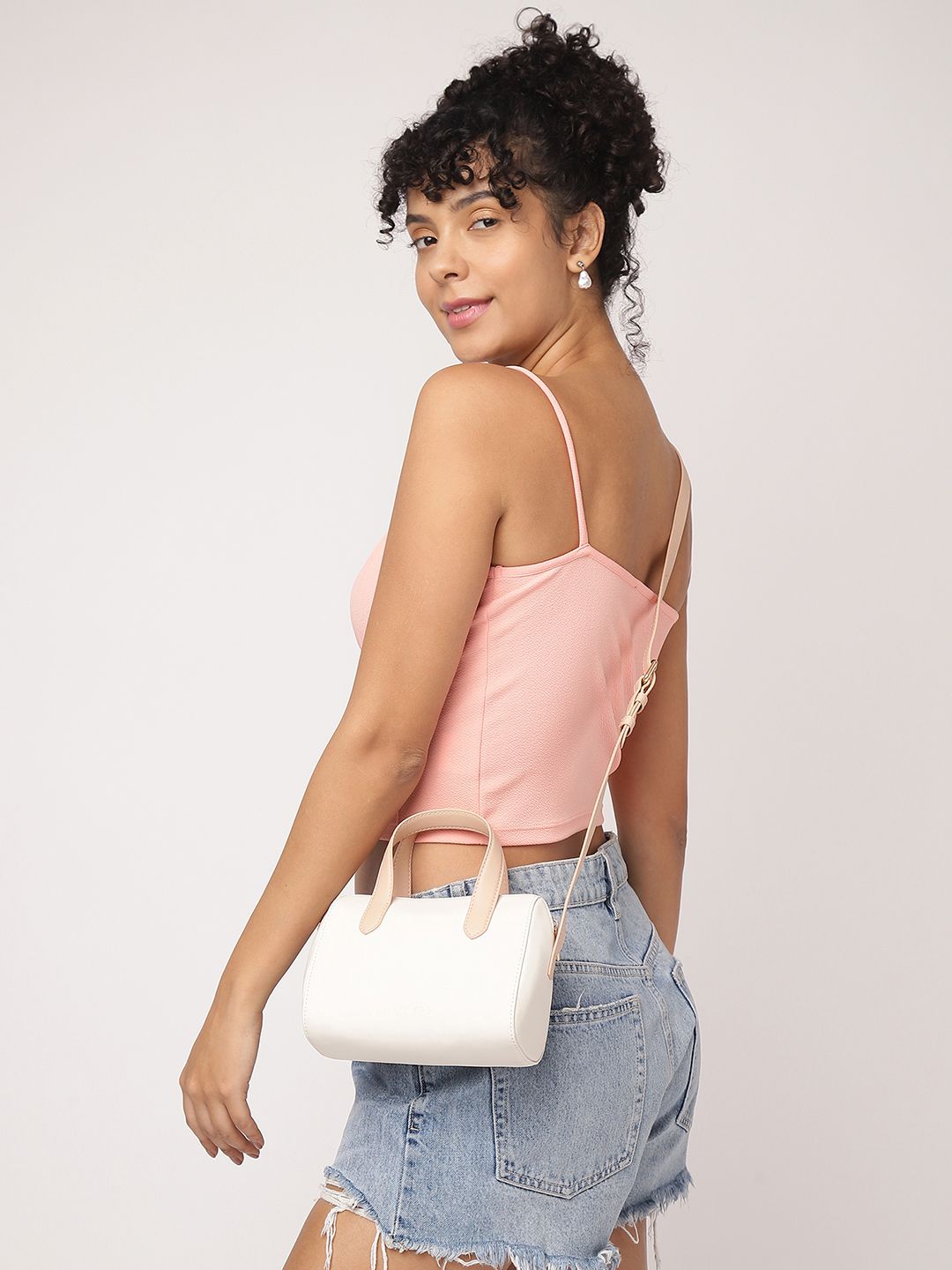 Buy Fastrack Solid Bowling Sling Bag -  - Accessories for Women