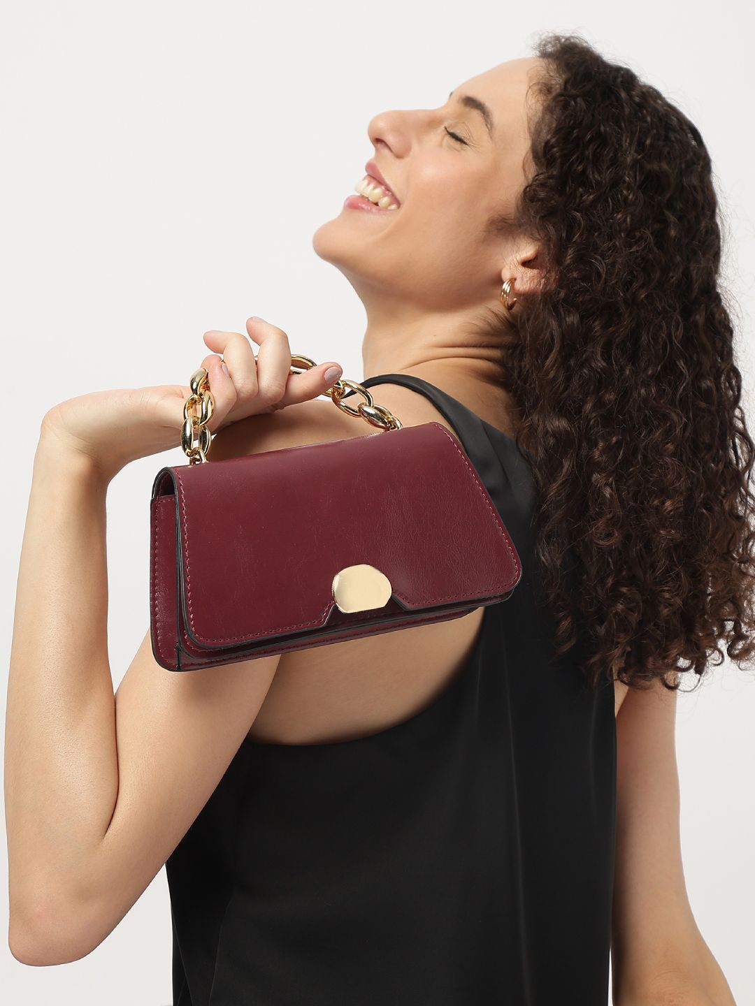 Buy Fastrack Detachable Strap Structured Sling Bag -  - Accessories for Women