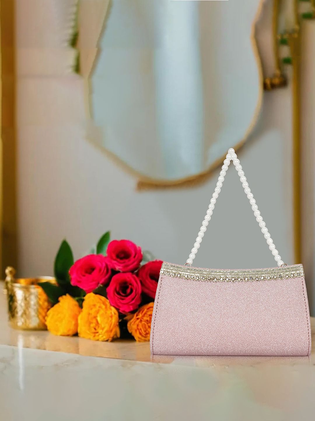 PLANX Embellished Purse Clutch
