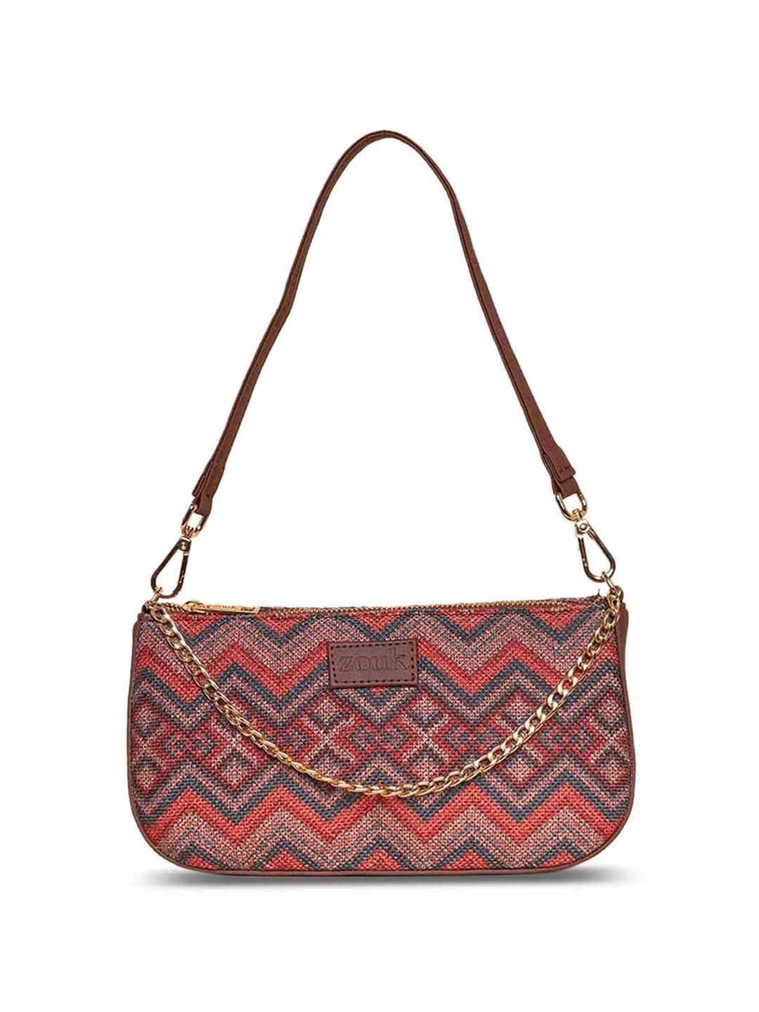 Buy ZOUK Gwalior Geometric Printed Oversized Structured Handheld Bag -  - Accessories for Women