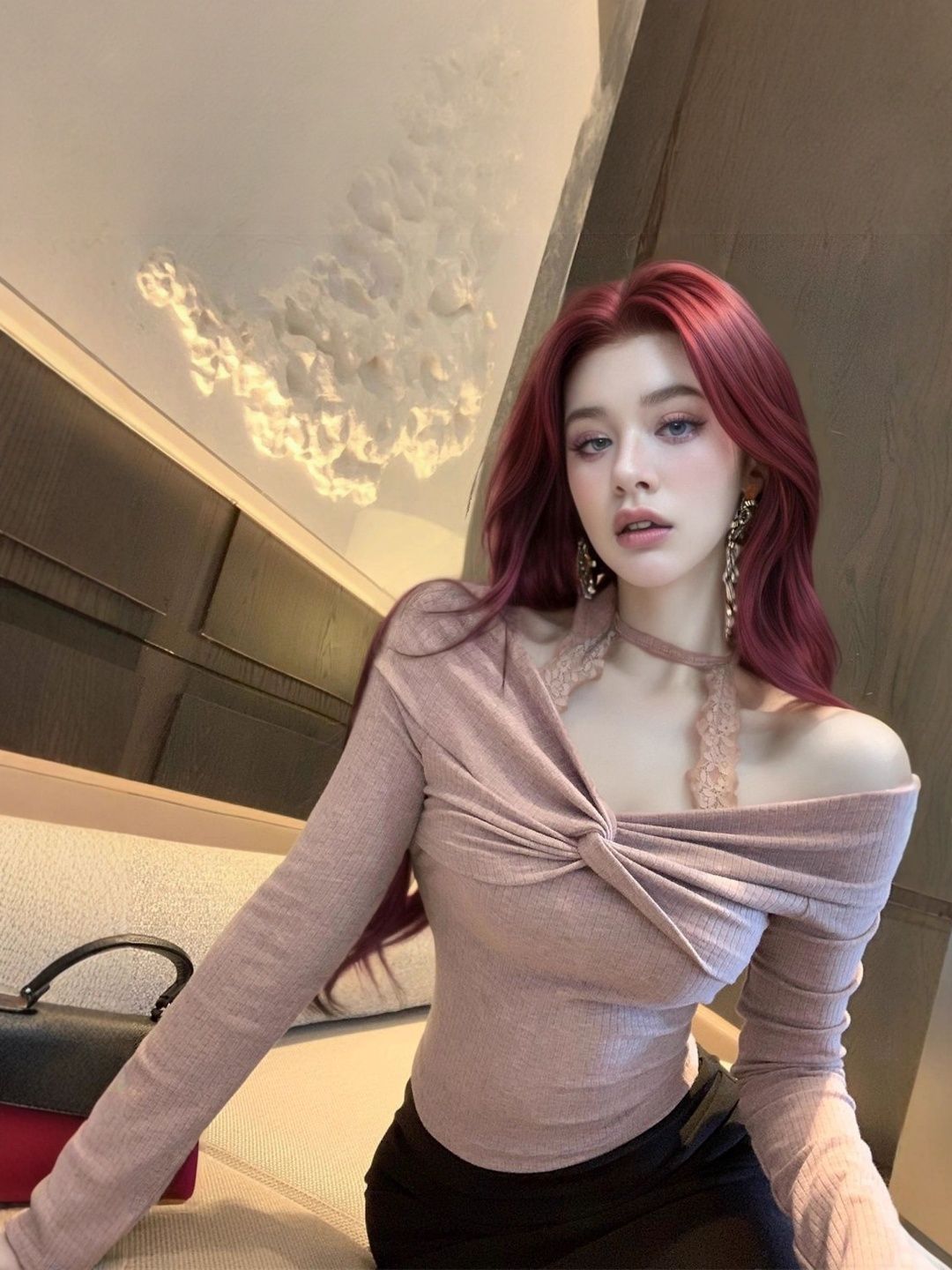 StyleCast x Revolte Women One Shoulder Top