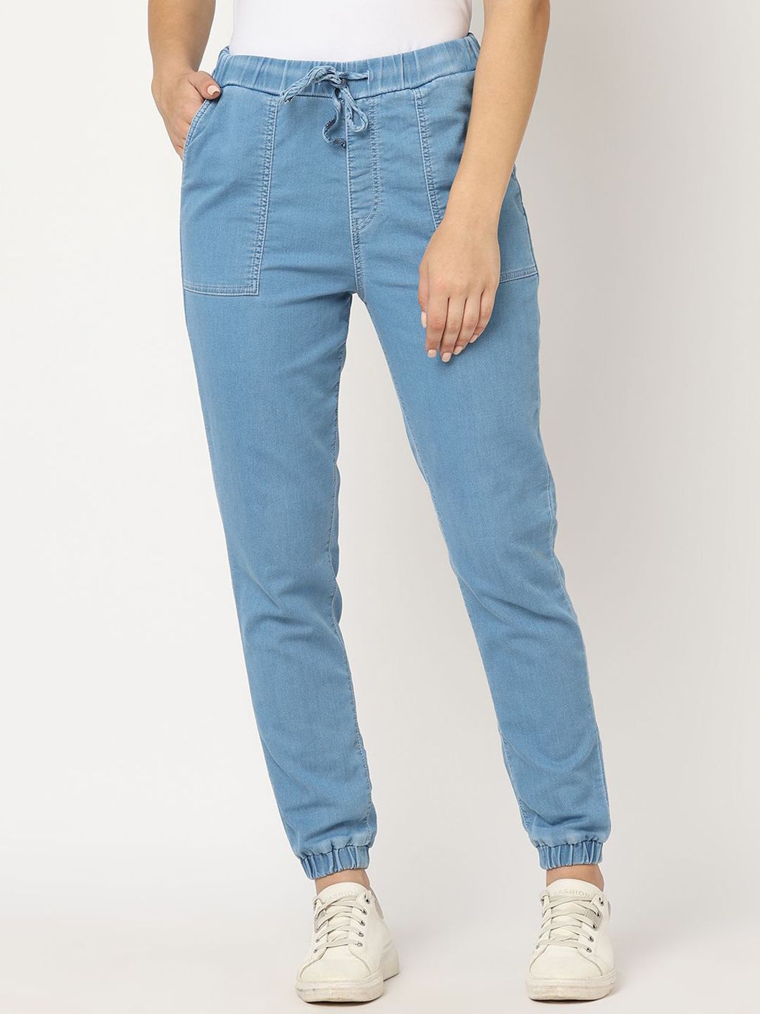 Kraus Jeans Women Jogger Fit High-Rise Trouser