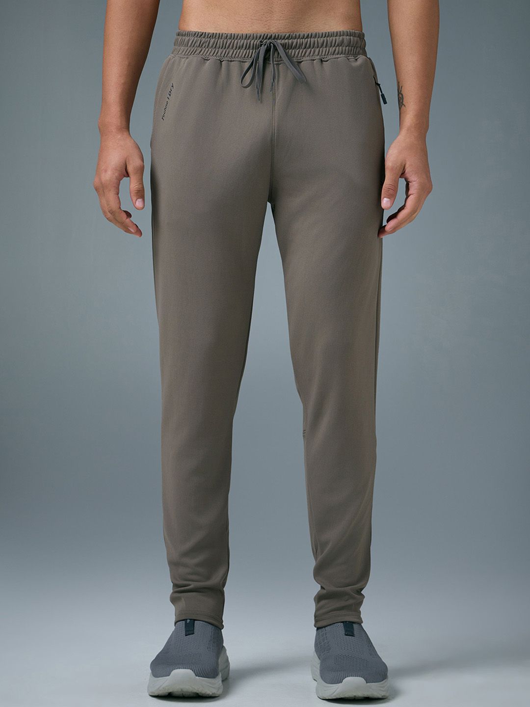Technosport Men Slim Fit Sports Track Pants With Techno Dry