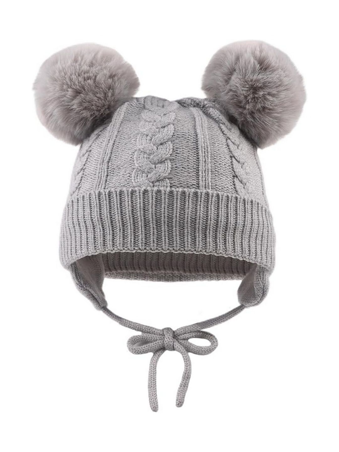 Buy Adorazone Baby Boys Girls Winter Knit Cap Hat With Neck Scarf -  - Accessories for Boys