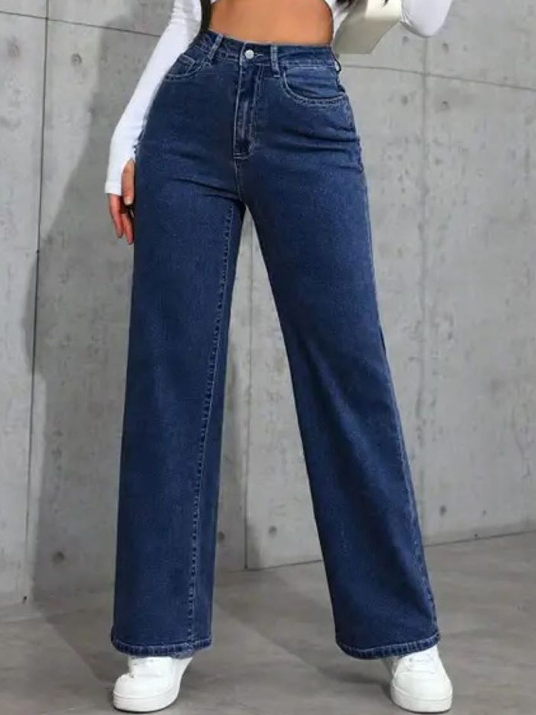 VK FASHION Women Jean Relaxed Fit High-Rise Stretchable Jeans