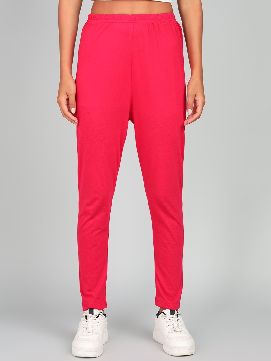 PAAVKI Pure Cotton Mid Rise Calf Length & Ankle-Length Legging