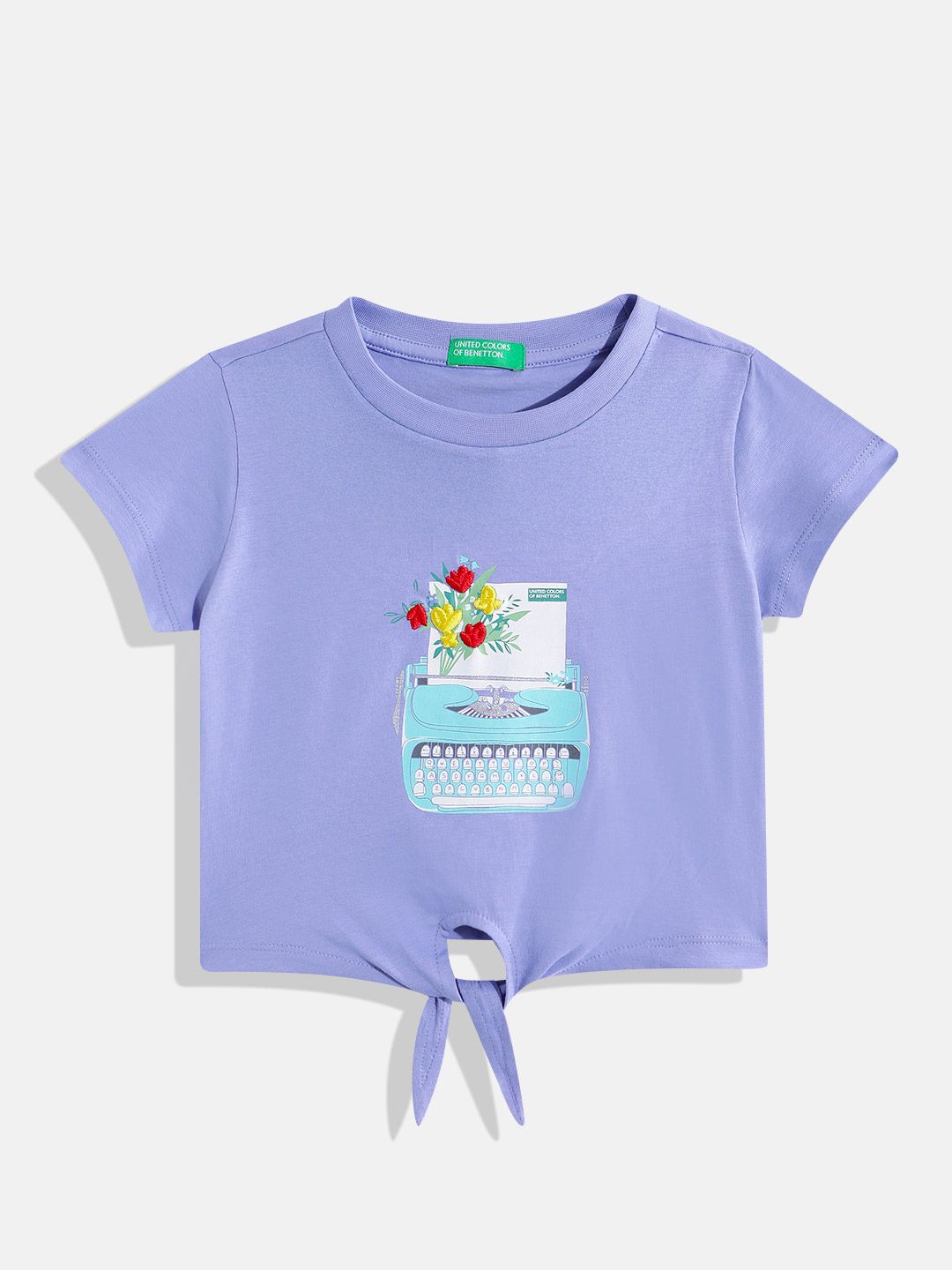 United Colors of Benetton Graphic Printed Pure Cotton T-shirt