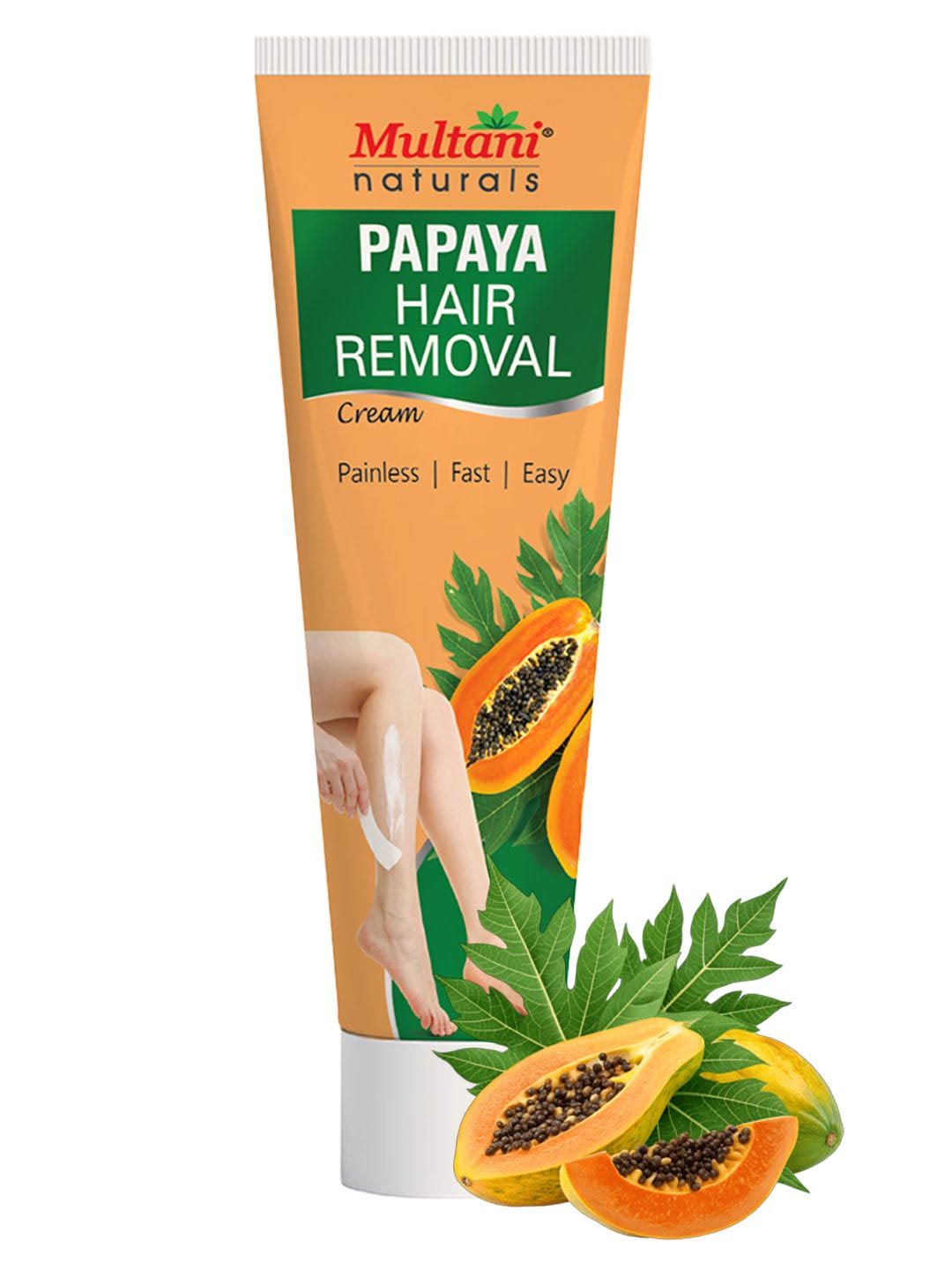 Multani Naturals Papaya Hair Removal Cream - 60 ml