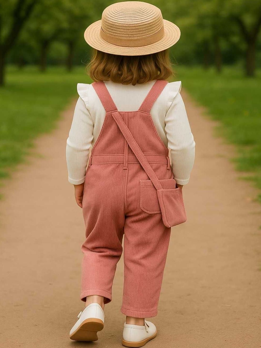 Girls Top with Dungarees 3