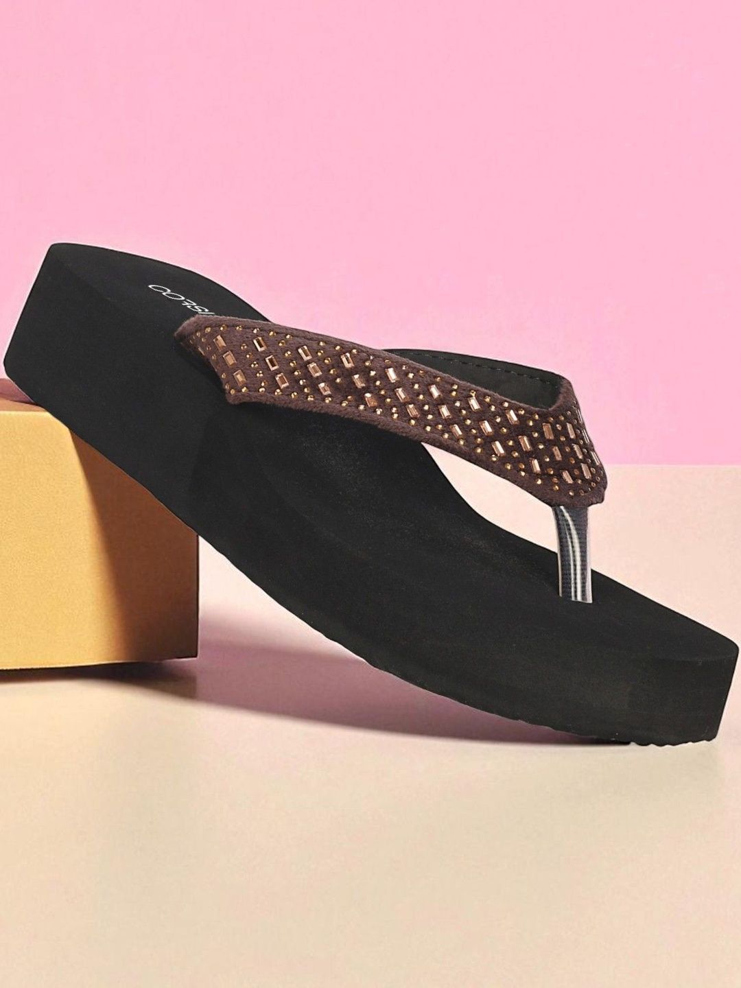LOVEHUSH Women Ortho Super Soft Anti-Skid Wedge Heels