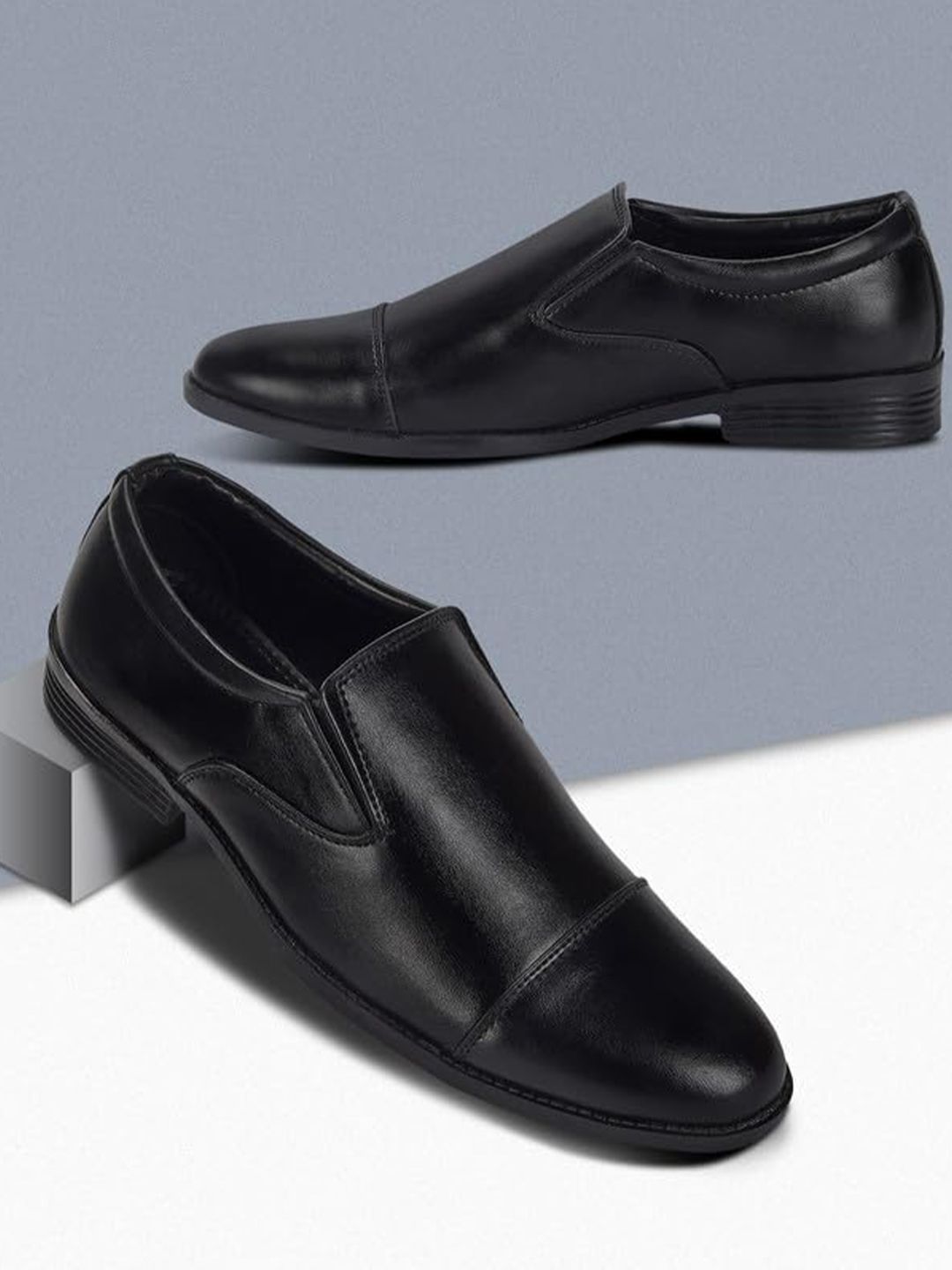 Paragon Men Round Toe Formal Slip-On Shoes